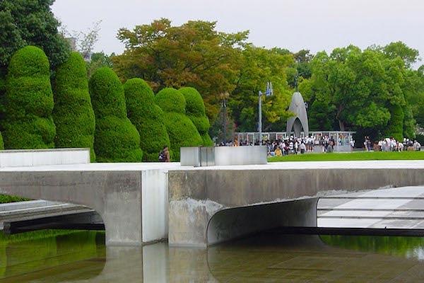 Outdoor view of the Hiroshima Peace Park
