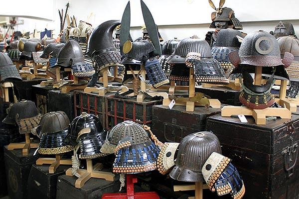 Antique Samurai Helmets