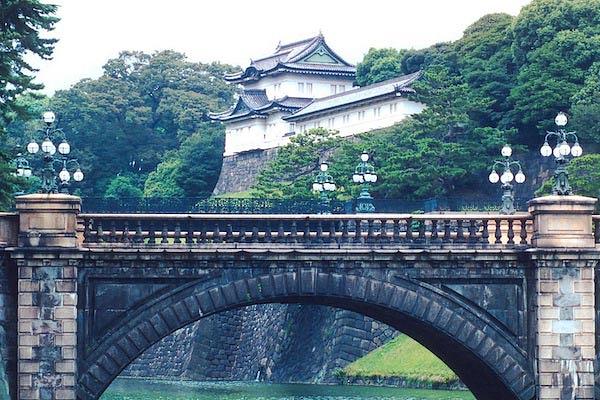 The Tokyo Imperial Palace from across the moat