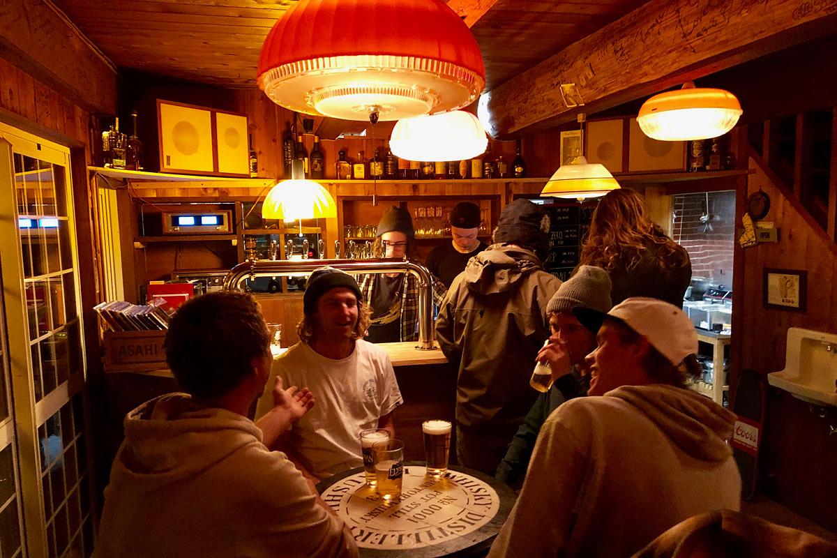The restaurant at Shaggy Yak in Madarao is cozy and warm