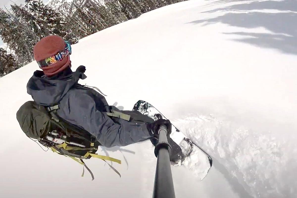 Riding the Back Country with pack on and splitboard underfoot is freedom
