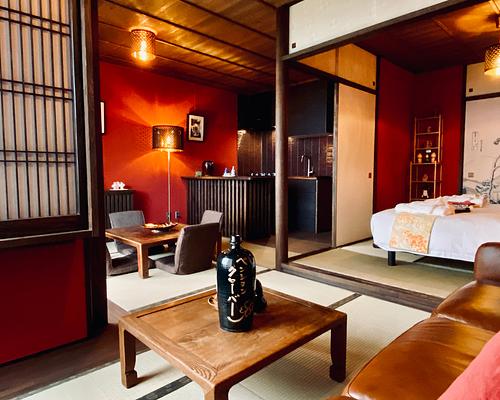 Stunning Japanese style interior of Snowball Studio at Madarao Mountain Resort. A gorgeous re-imagined apartment in the heart of the village.